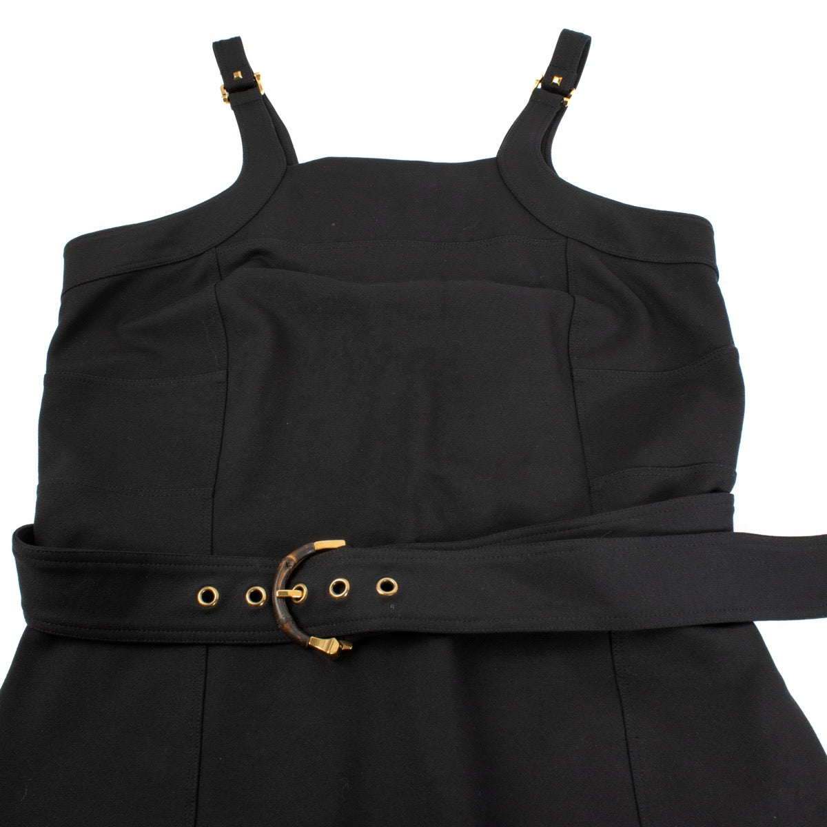 Robe ceinturée Gucci en bambou noir - taille XXL