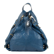 Shop at Labellov for the Gucci Blue Lambskin Darwin Convertible Backpack.