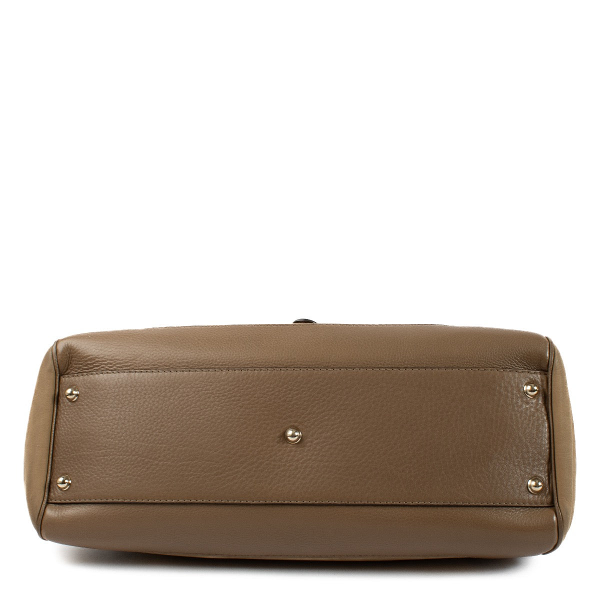 Sac à bandoulière Gucci Heritage Web en nubuck marron