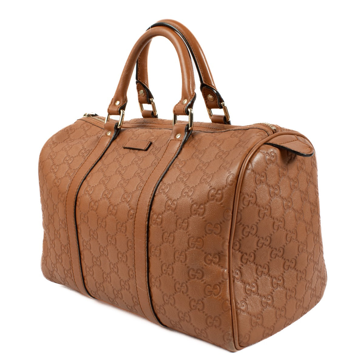 Gucci Camel Guccissima Medium Joy Boston Tas