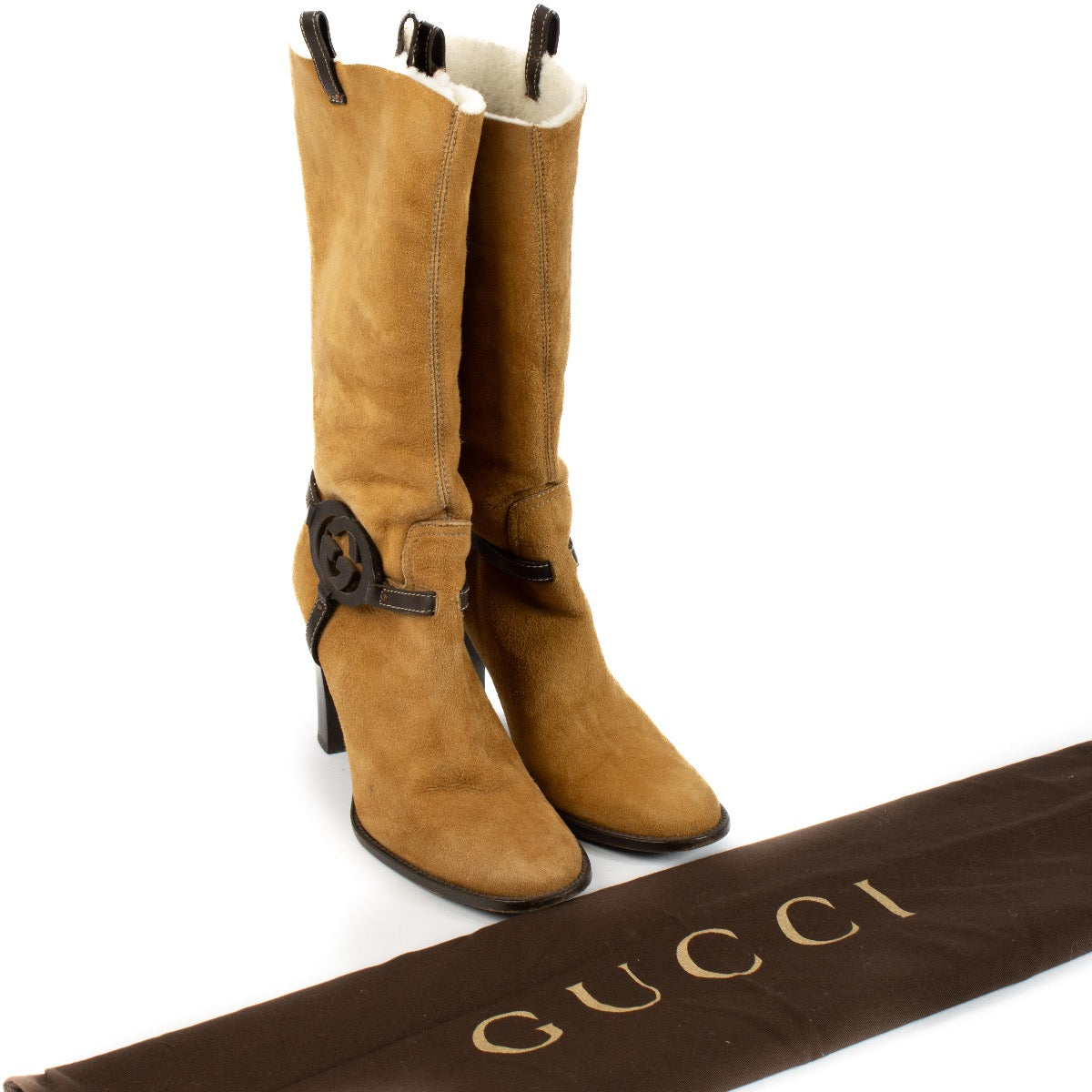 Shop 100% authentic secondhand Gucci Beige Suede Boots at Labellov.com