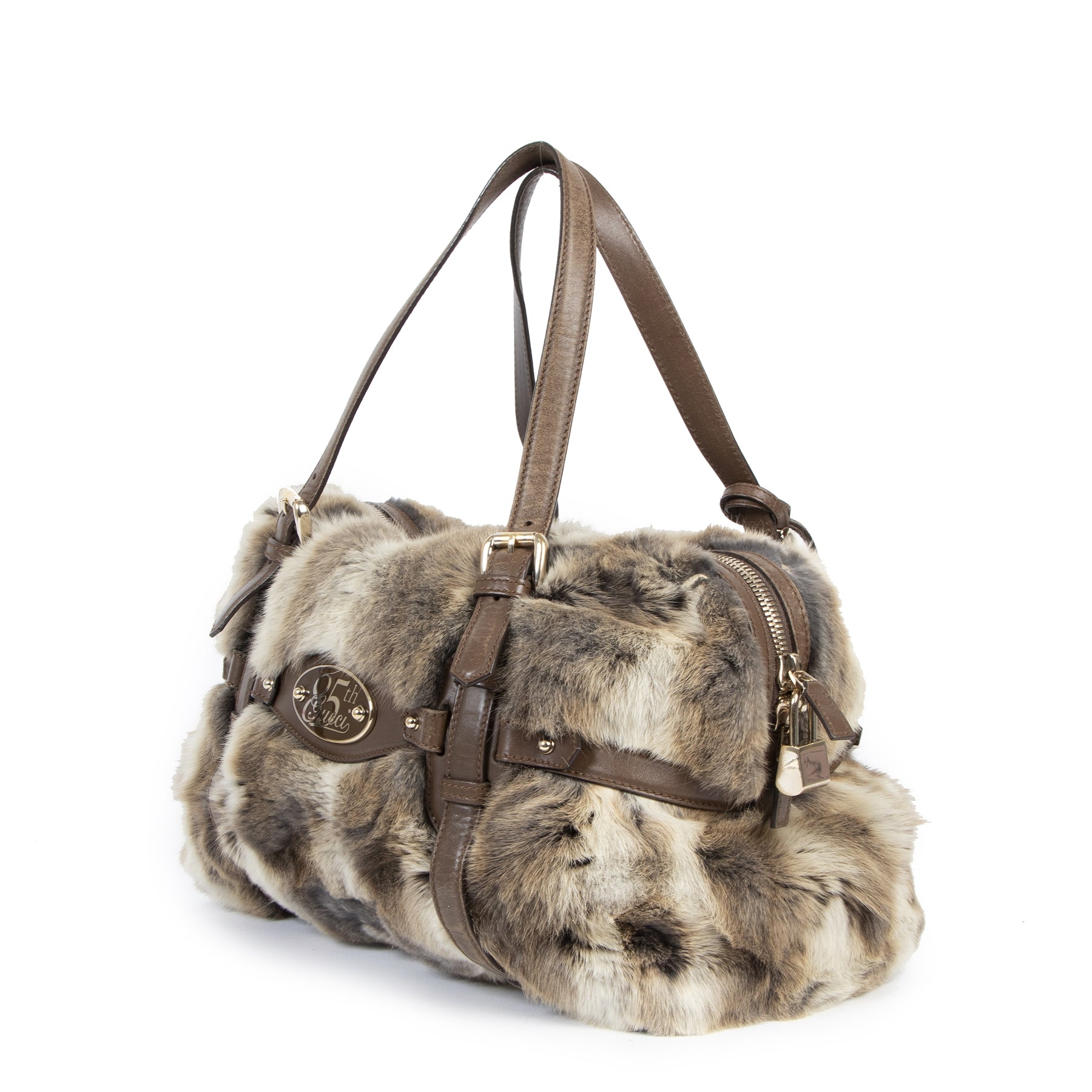 Gucci Limited Edition 85th Anniversary Fur Boston Bag – Labellov