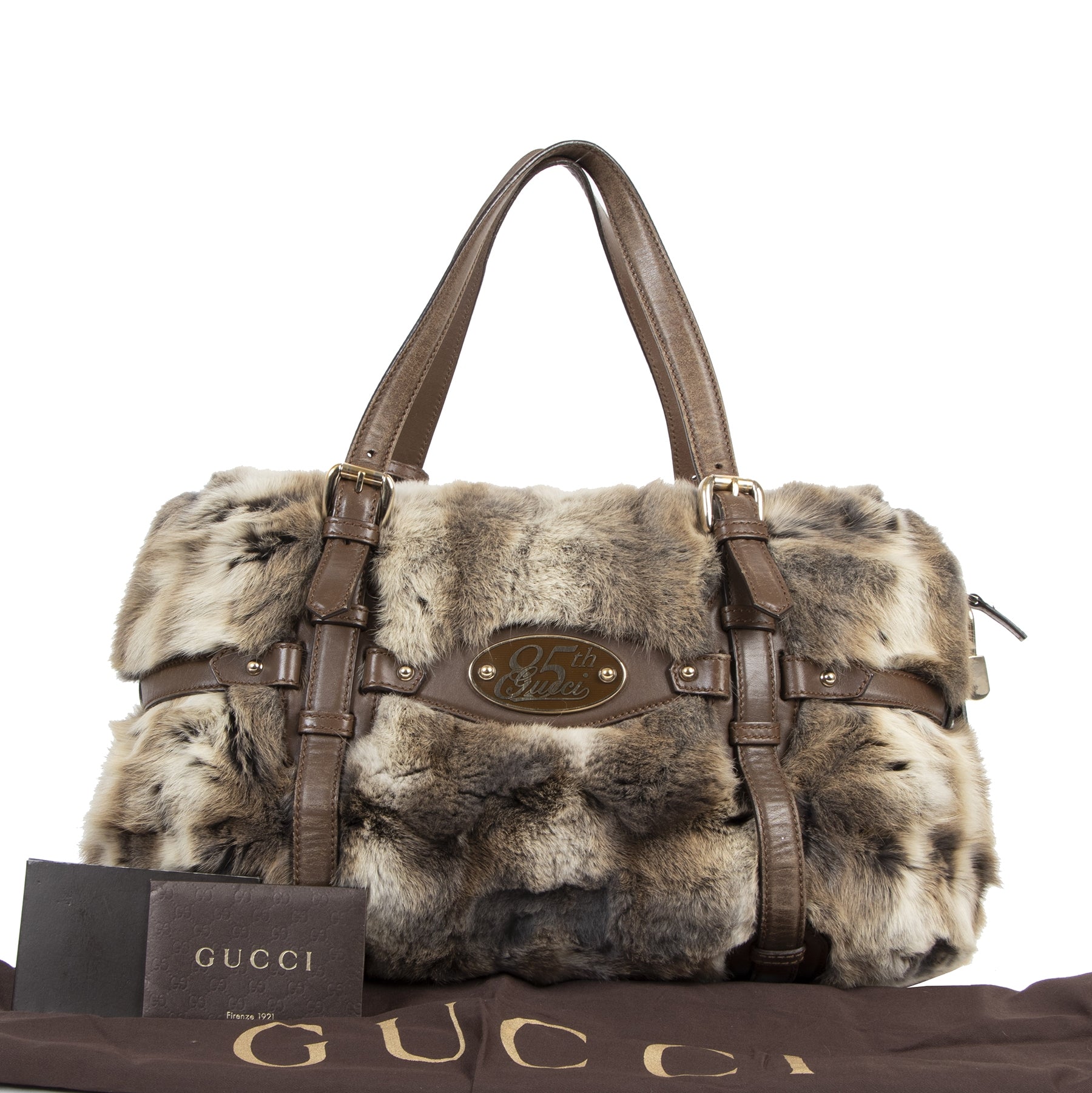 Gucci Limited Edition 85th Anniversary Fur Boston Bag – Labellov