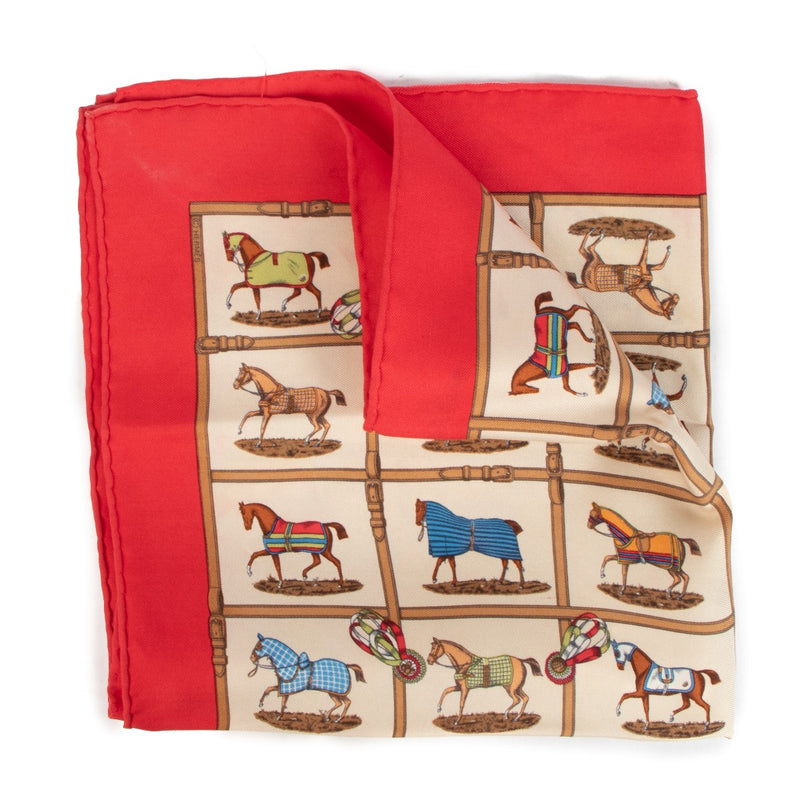 Shop a 100% authentic Hermès Multicolor Silk Petit Chevaux Scarf on Labellov.com