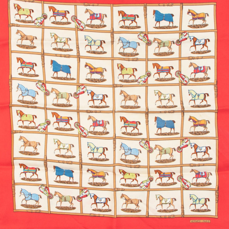 Shop a 100% authentic Hermès Multicolor Silk Petit Chevaux Scarf on Labellov.com
