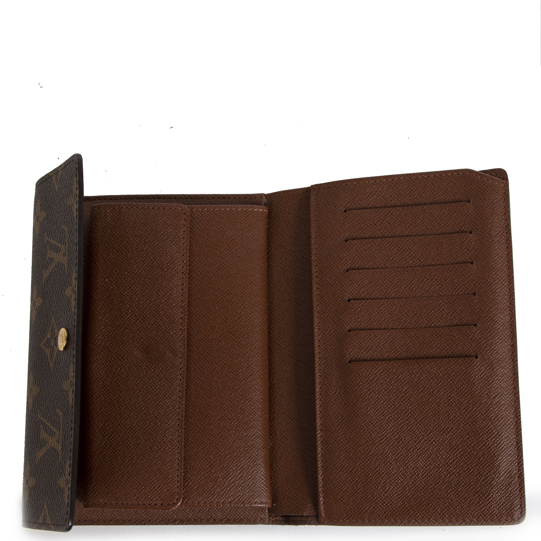 Louis Vuitton Monogram Wallet Canvas Porte Tresor Wallet