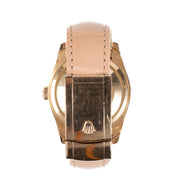 Authentic second hand Rolex Datejust 36 116185 Rose Gold Factory Diamond on www.labellov.com