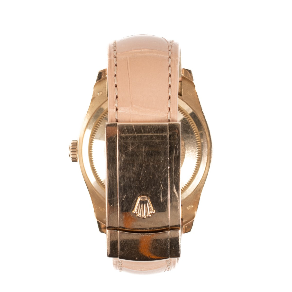 Authentic second hand Rolex Datejust 36 116185 Rose Gold Factory Diamond on www.labellov.com