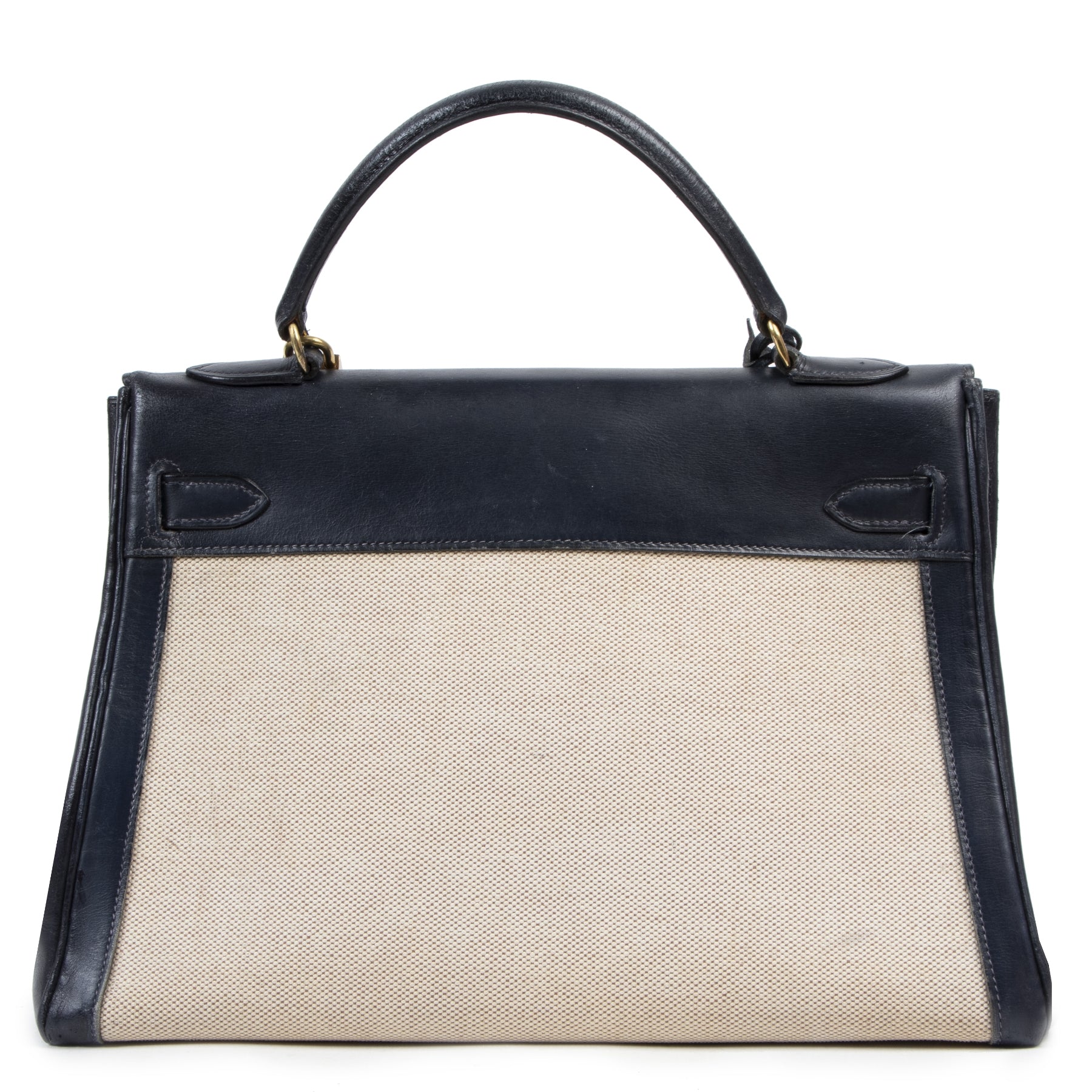 Hermès Kelly 32 Toile Blue Marine pour le meilleur prix chez Labellov à Anvers