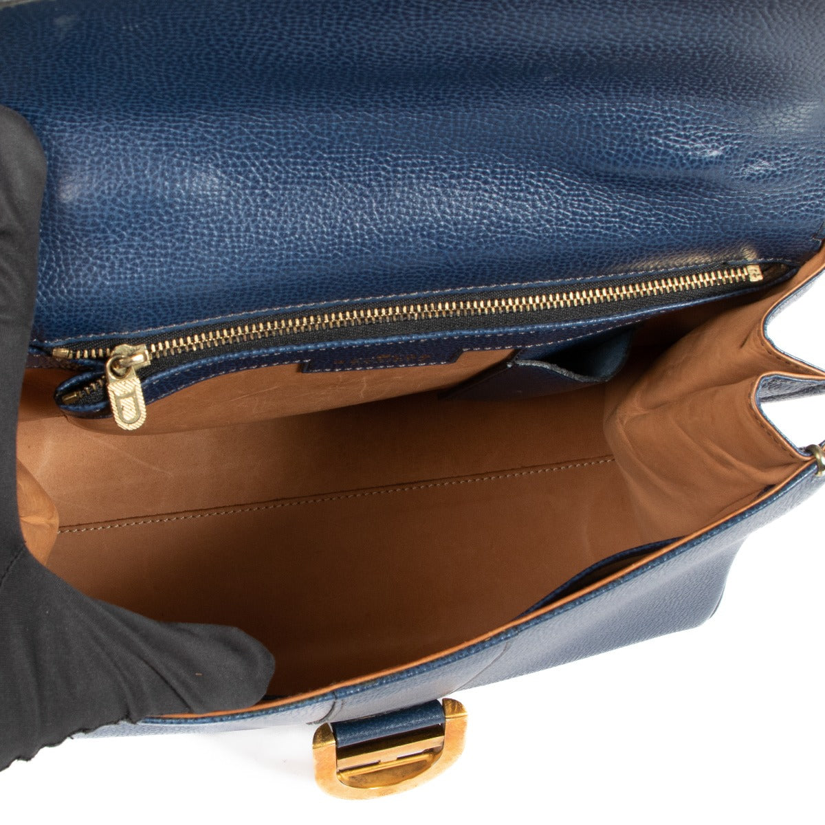 Delvaux Brillant MM Blue Jumping
