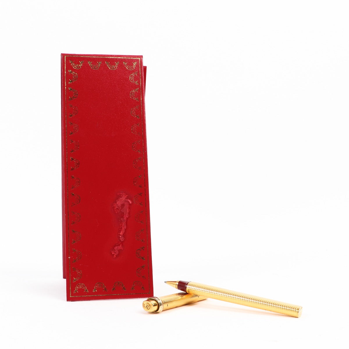 Cartier Vendome Oval Trinity Gold Ballpoint Pen