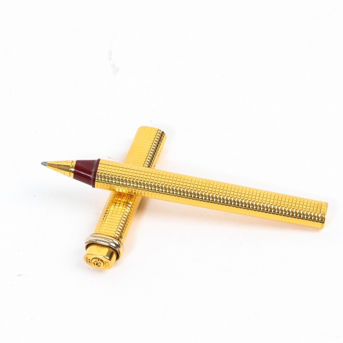 Cartier Vendome Oval Trinity Gold Ballpoint Pen