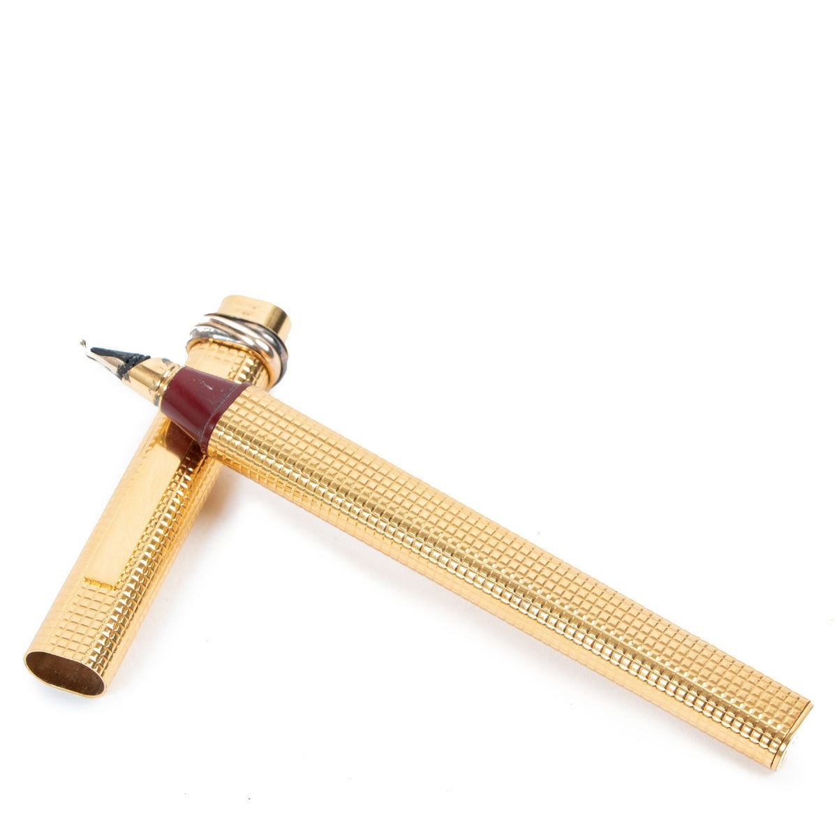 Cartier Vendome Oval Trinity Ring Gold Fountain Pen