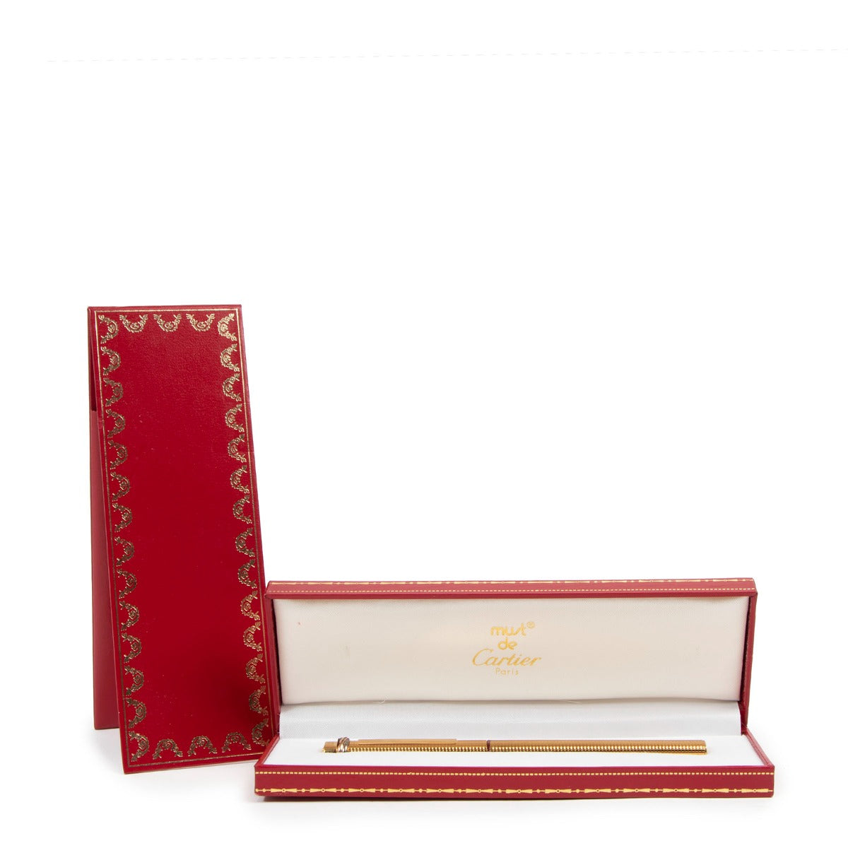 Cartier Vendome Oval Trinity Ring Gold Fountain Pen