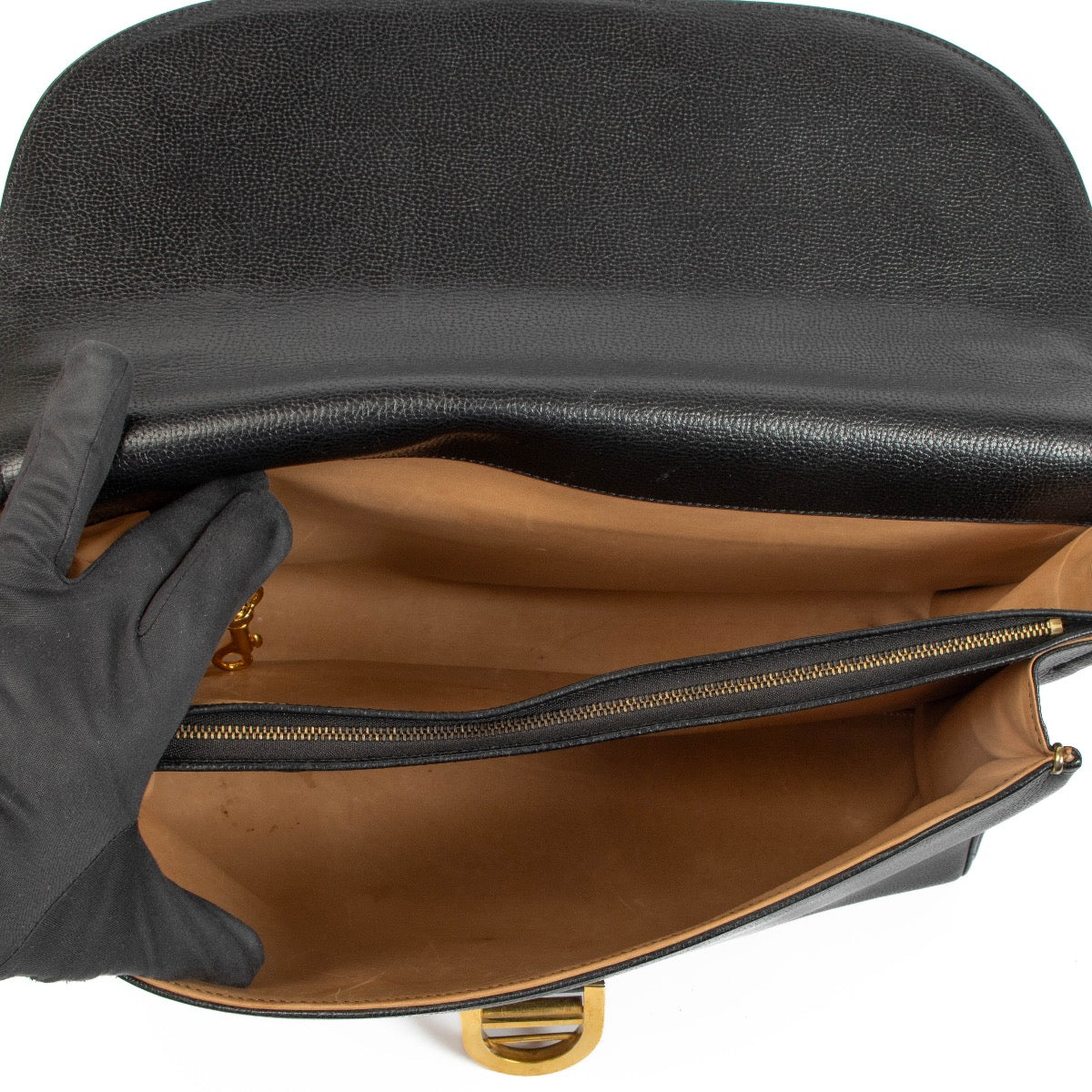 Delvaux Black Leather Brillant Briefcase Travel Bag