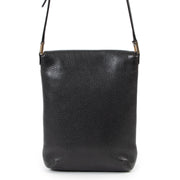 Delvaux Black Leather Louise Baudrier PM Bag