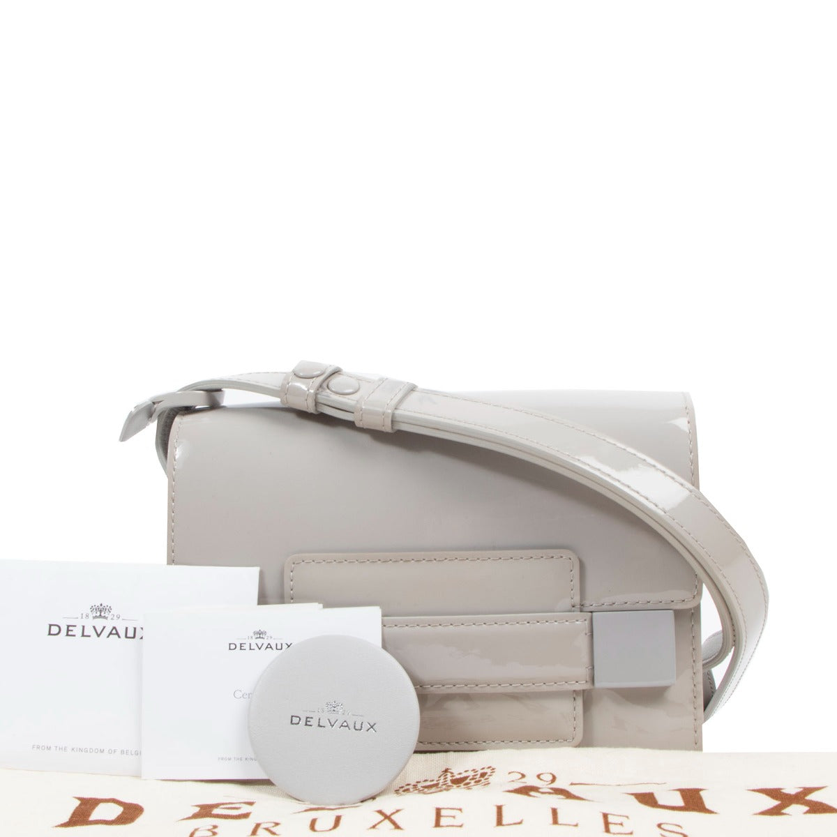 Delvaux 2016 Madame Mini Vernis Lin Bag