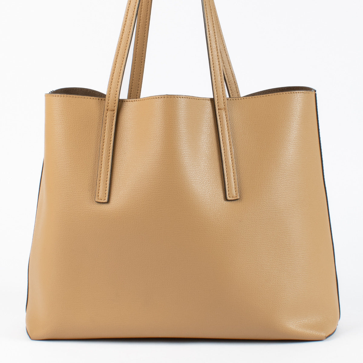 Sac cabas Kan I Fendi en cuir camel