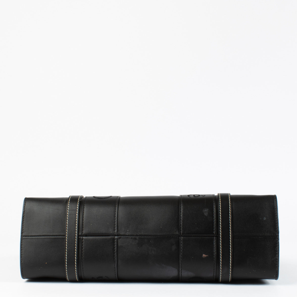 Chloé Black Leather Woody Tote Bag