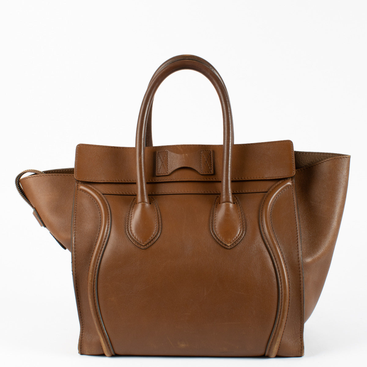 Sac Mini Luggage Celine Camel