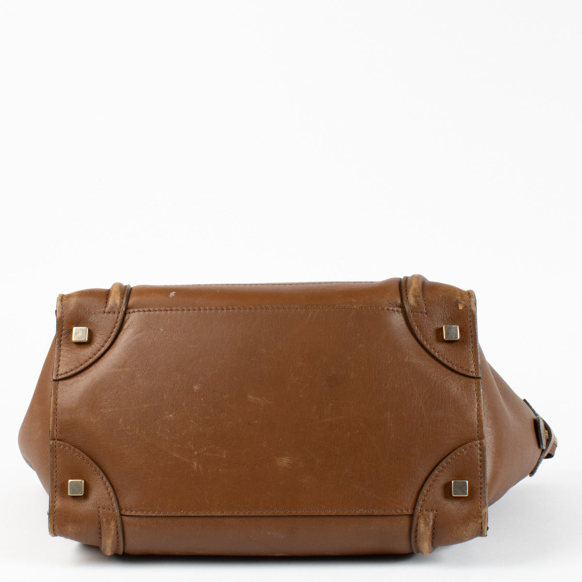 Sac Mini Luggage Celine Camel