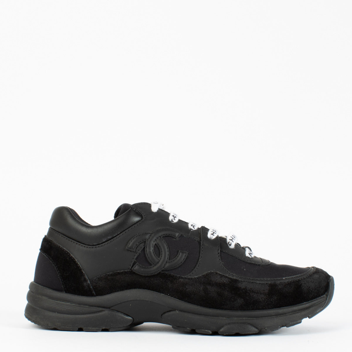 Chanel Black Sneakers