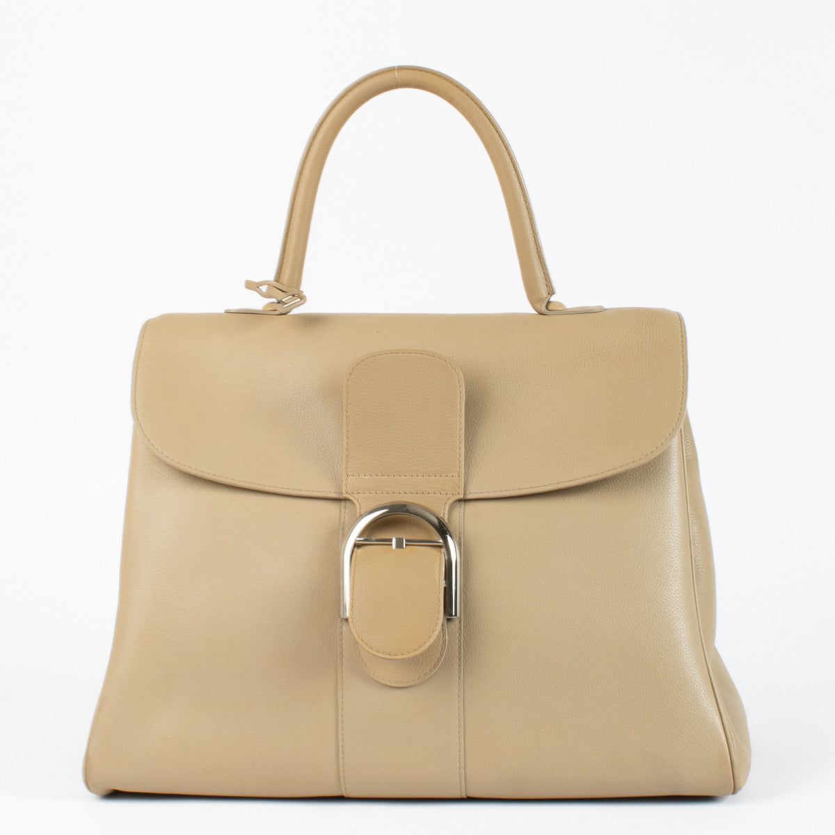 Delvaux Zandbeige Souple Brillant GM