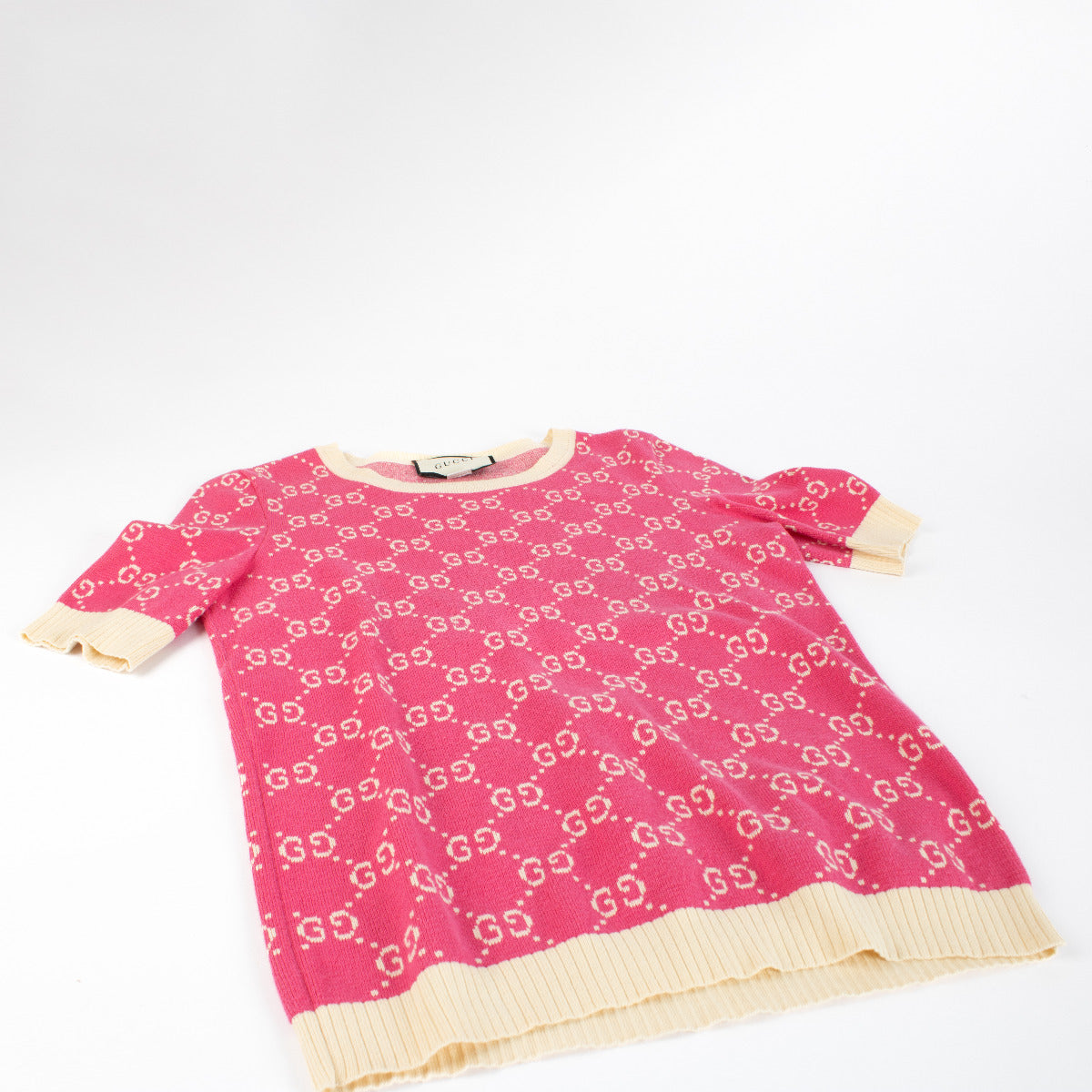 Gucci Pink GG Sweater - size L
