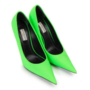 Shop safe online at Labellov in Antwerp this 100% authentic second hand Balenciaga Neon Green Spandex Pointed Toe Pumps - size 37