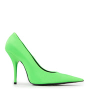 Shop safe online at Labellov in Antwerp this 100% authentic second hand Balenciaga Neon Green Spandex Pointed Toe Pumps - size 37