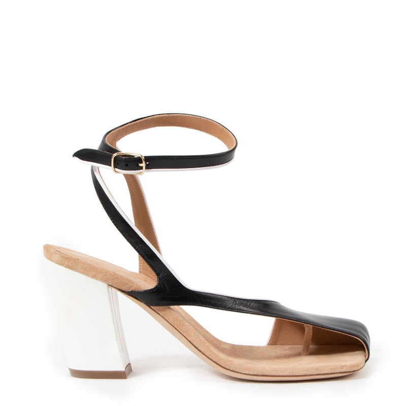 Dries Van Noten Asymmetrical Block-heel Sandals