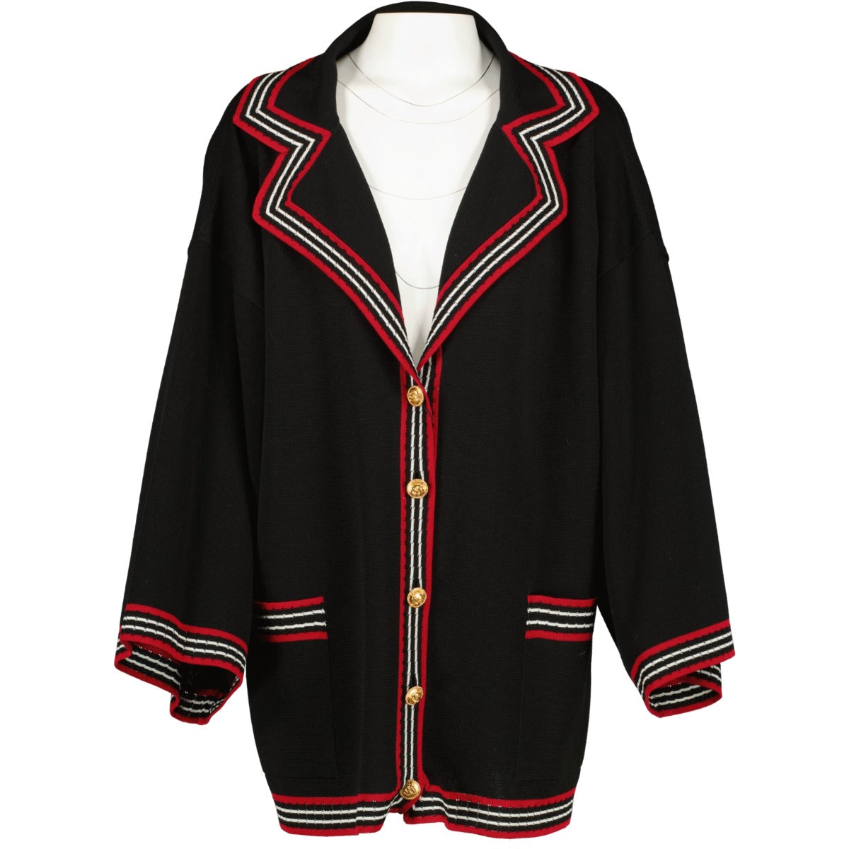 Gucci Black Knit Cardigan - Size S