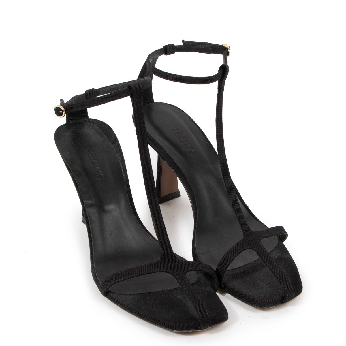 Neous Black Jumel Sandals