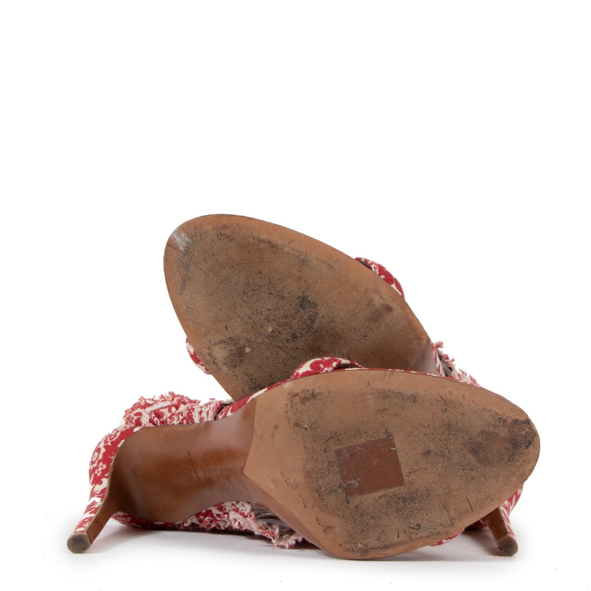 Tabitha Simmons Flouncy Ruched Fabric Sandals - Maat 37,5