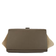 Shop safe online at Labellov in Antwerp, Brussels and Knokke this 100% authentic second hand Céline Taupe Leather & Suede Small Trapeze Shoulder Bag