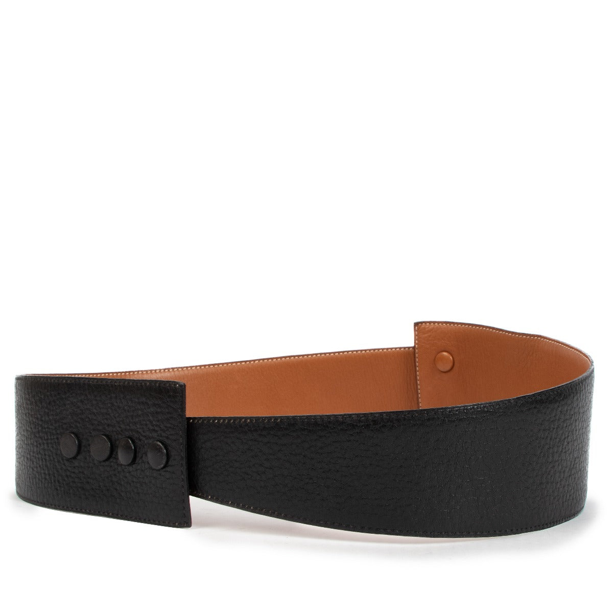 Ceinture réversible en cuir Delvaux