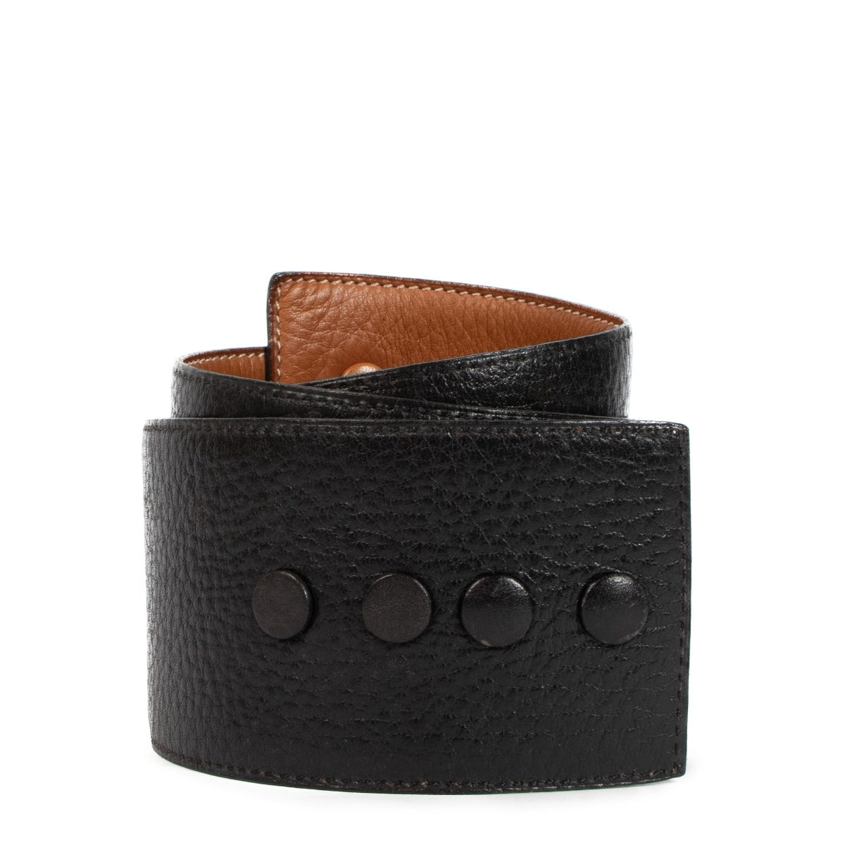 Delvaux Reversible Leather Belt