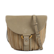 Shop safe online at Labellov in Antwerp, Brussels and Knokke this 100% authentic second hand Delvaux Beige Toile De Cuir Listrac PM Bag