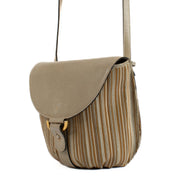 Shop safe online at Labellov in Antwerp, Brussels and Knokke this 100% authentic second hand Delvaux Beige Toile De Cuir Listrac PM Bag