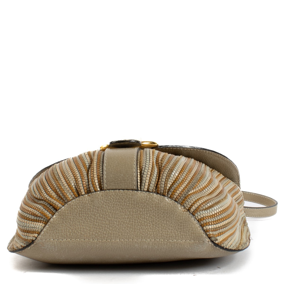 Shop safe online at Labellov in Antwerp, Brussels and Knokke this 100% authentic second hand Delvaux Beige Toile De Cuir Listrac PM Bag