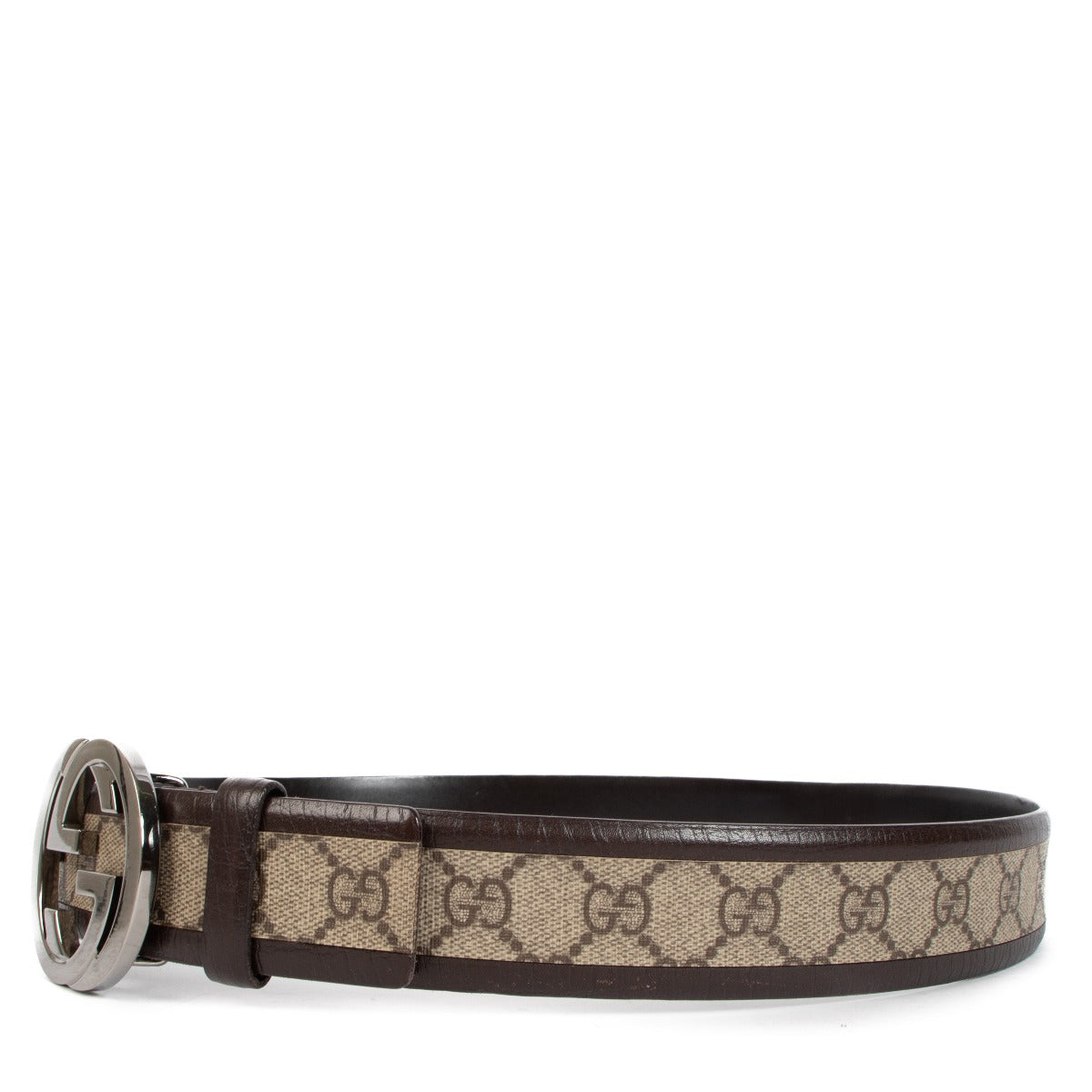 Shop 100% authentic Gucci Monogram Canvas Belt on Labellov.com