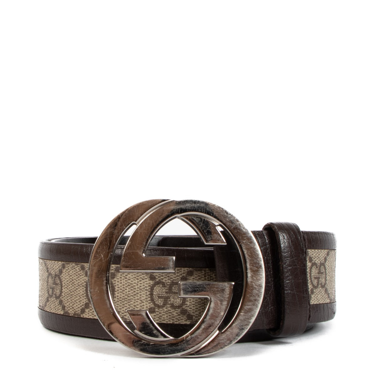 Gucci GG Surpeme Canvas G Buckle Belt