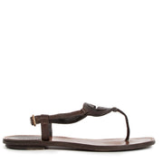 Gucci Brown GG Sandals
