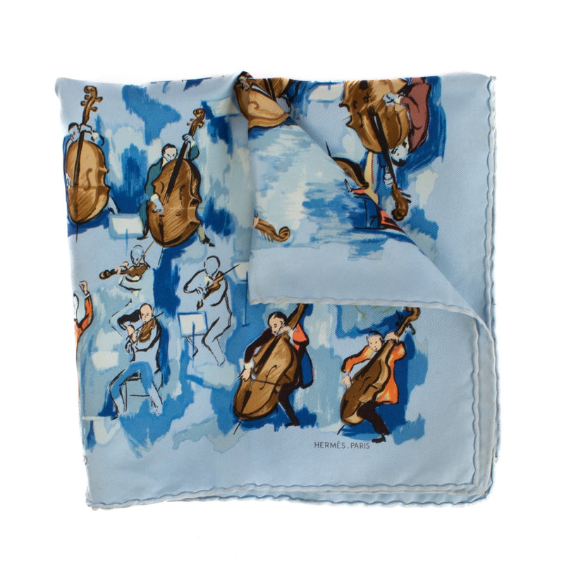 Hermès Blue Concerto 45 Scarf