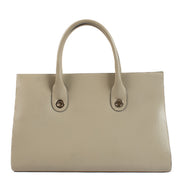 Shop safe online at Labellov in Antwerp, Brussels and Knokke this 100% authentic second hand Jimmy Choo Beige Leather Riley Tote Bag