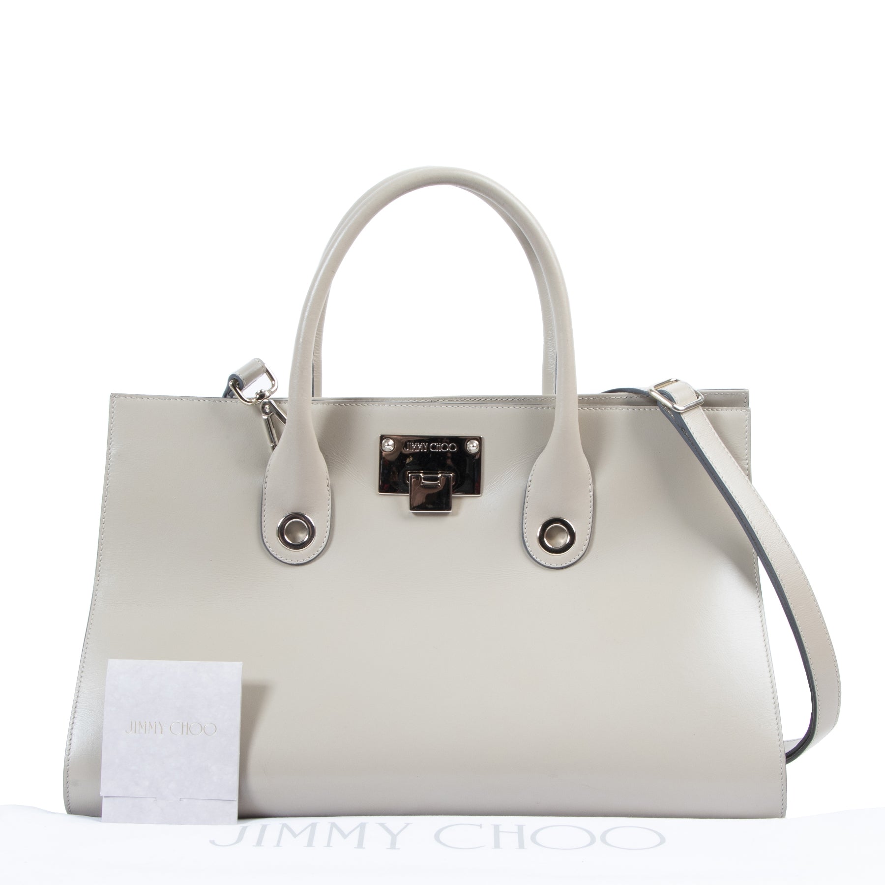 Authentic secondhand Jimmy Choo Riley Suede Leather Tote designer bags fashion luxury vintage webshop safe secure online shopping