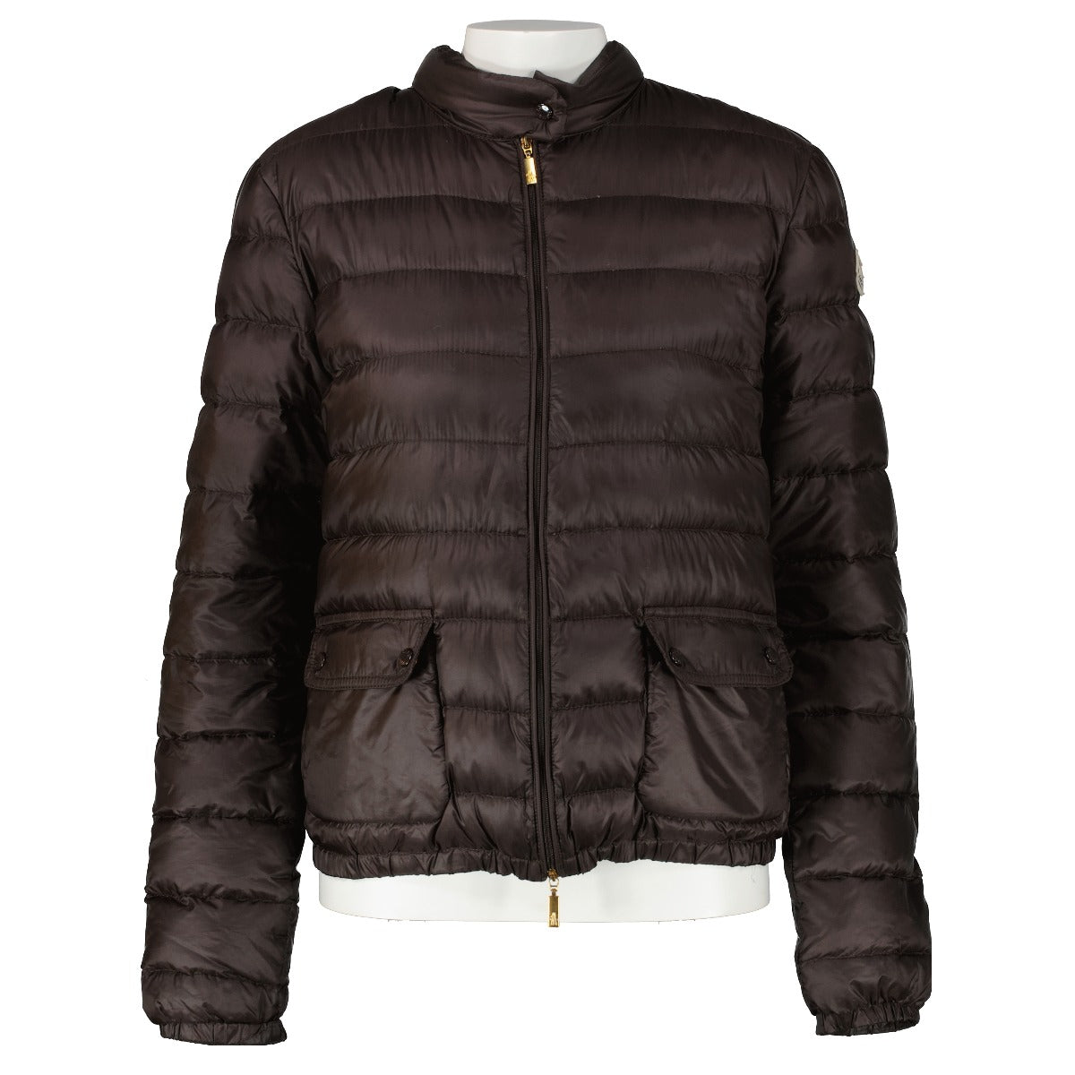 Moncler Brown Lans Short Down Jacket