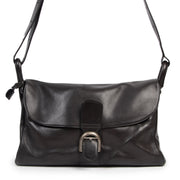 Authentique seconde-main vintage Delvaux Black Brillant Besace Shoulder Bag achète en ligne webshop LabelLOV