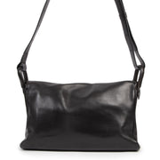 Authentic second-hand vintage Delvaux Black Brillant Besace Shoulder Bag buy online webshop LabelLOV