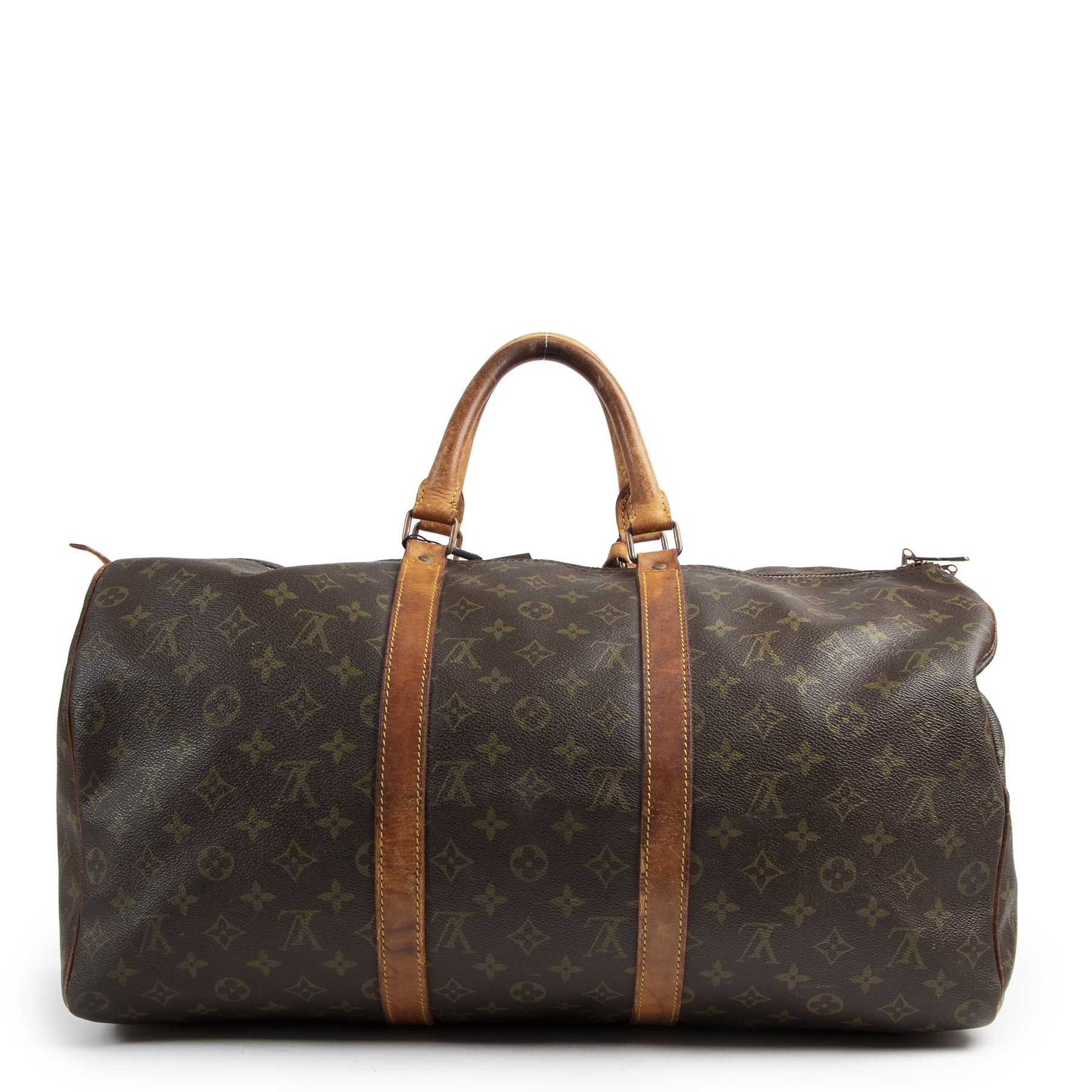 Authentic secondhand Louis Vuitton Monogram Keepall 50 Bag designer bags fashion luxury vintage webshop safe secure online shopping